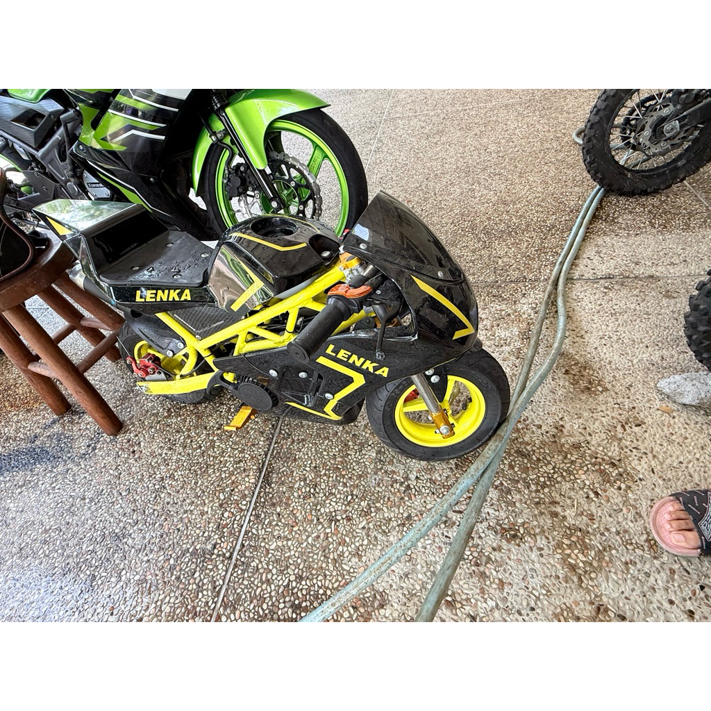 MOTOR TRAIL SK PRO 110cc//GP ANAK PRELOVED STARTER / TARIKAN