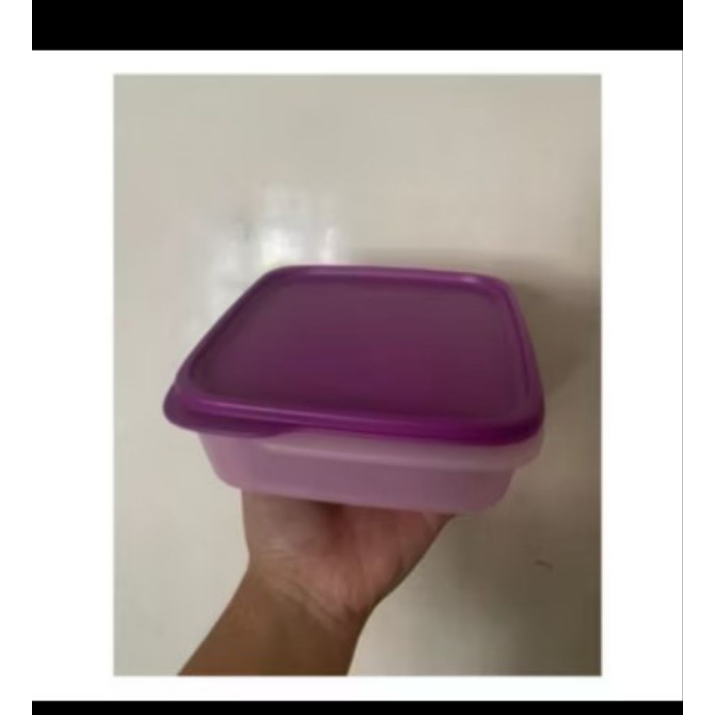 Toples wadah bumbu dapur smart server square ungu