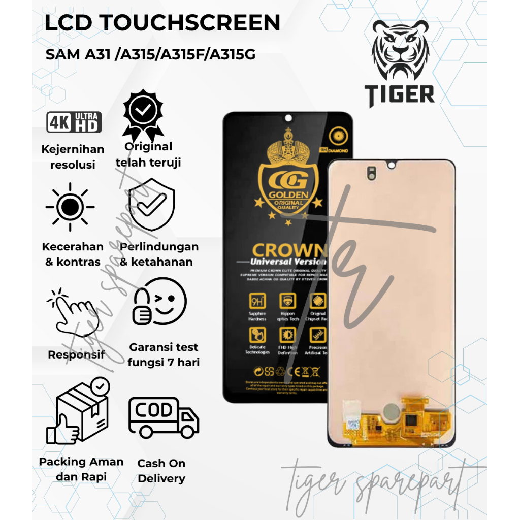 LCD TOUCHSREEN SAMSUNG A31 / A315 / A315F / A315G FULLSET