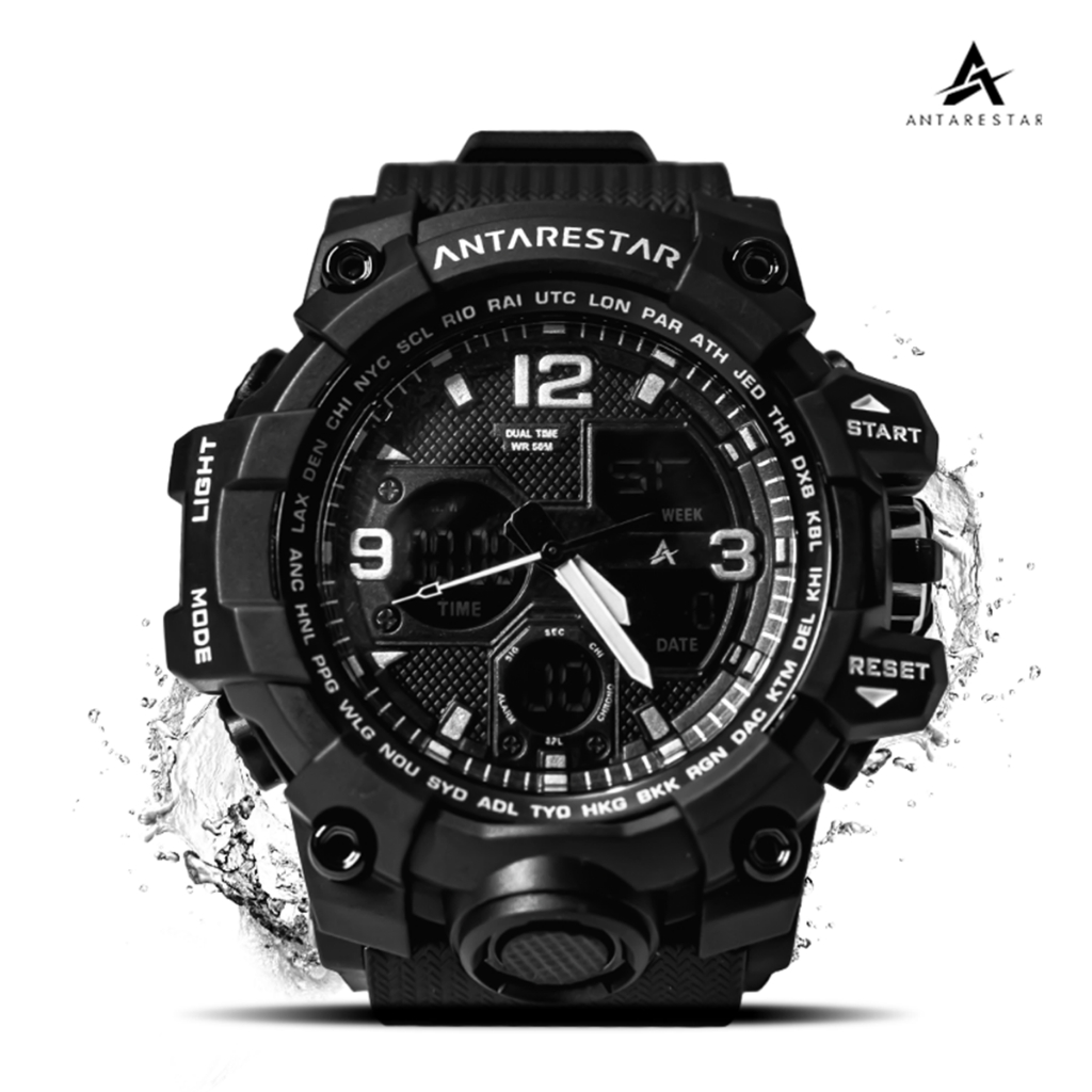 ANTARESTAR Official - Jam Tangan Essence Series Jam Tangan Pria Wanita LED Digital Waterproof Jam Ta