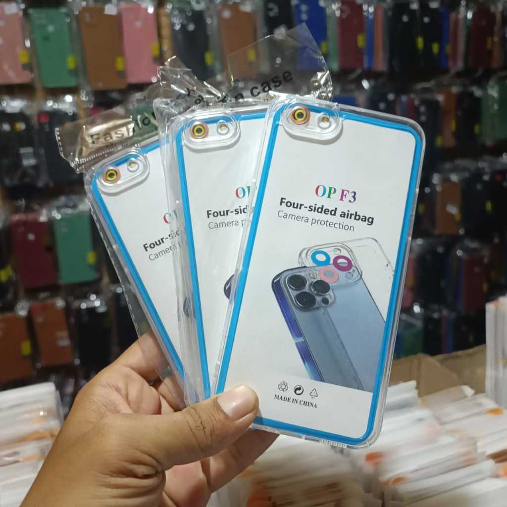 OPPO F3 CASE AIRBAG RING CAMERA PROTECT