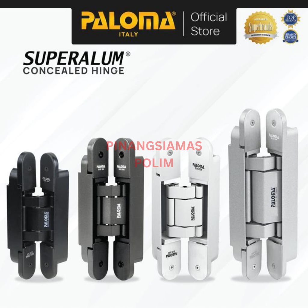 Paloma Invisible Hinge Engsel Tanam PIntu Paloma || IHP