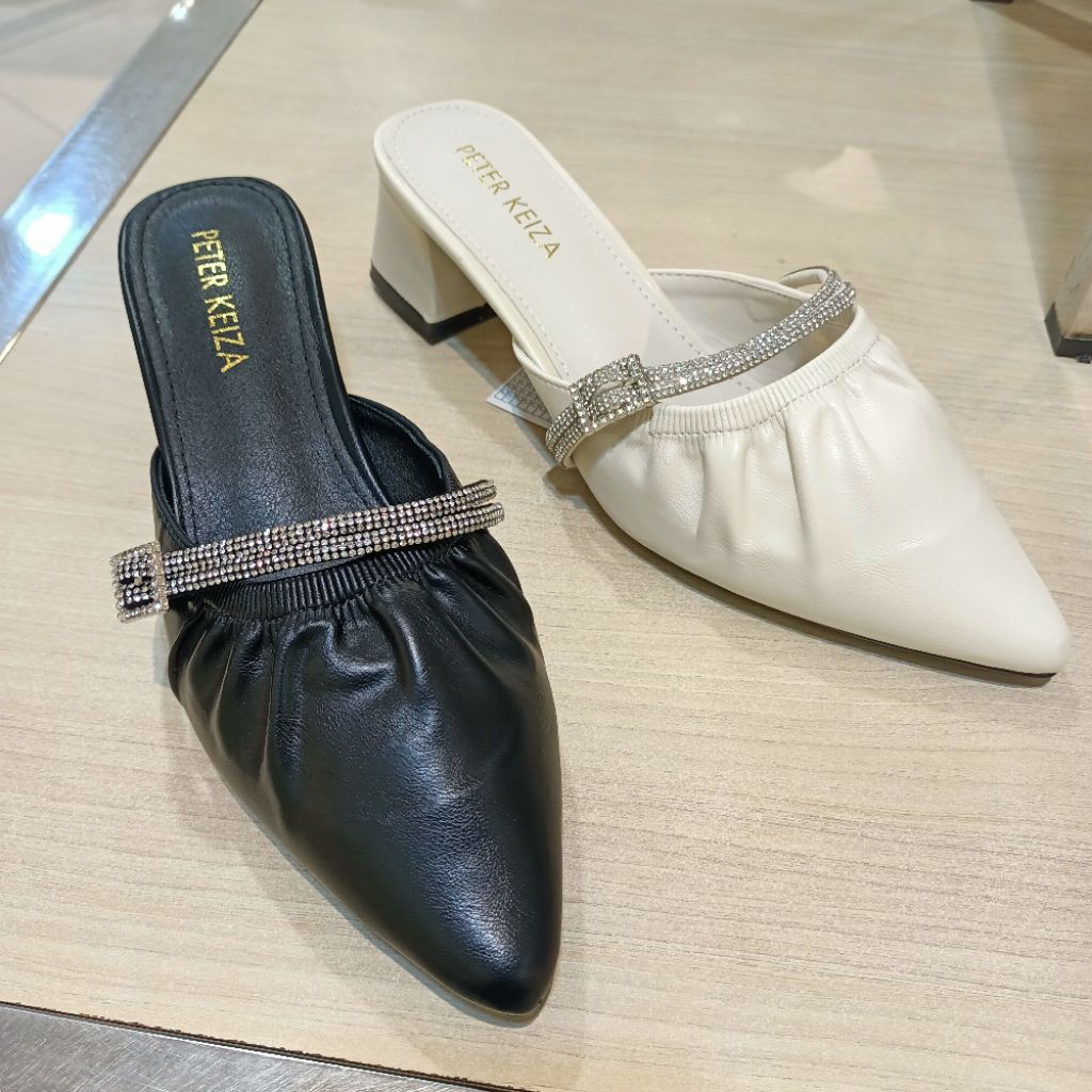 sepatu wanita selop/mules heels 5cm PETER KEIZA original