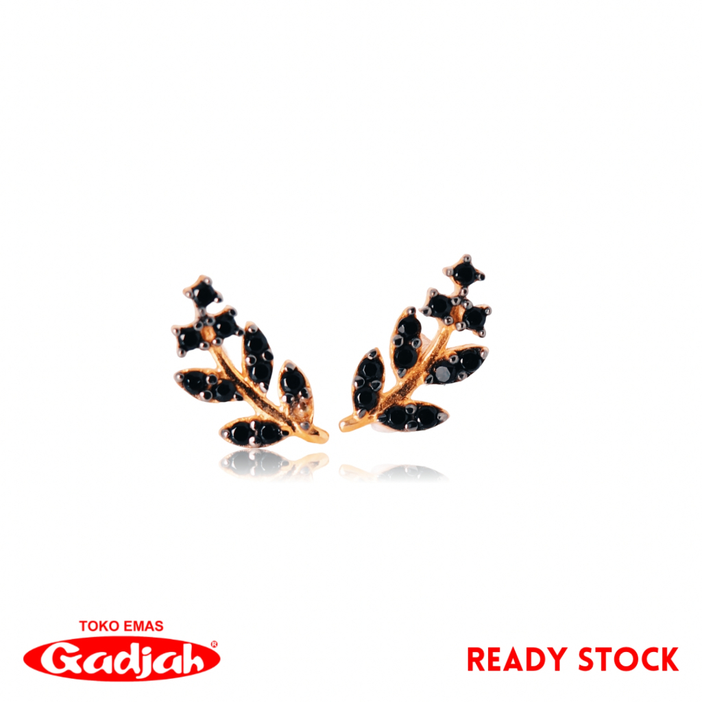 Giwang Emas Tusuk Daun Kelor ( T U ) - Toko Emas Gadjah
