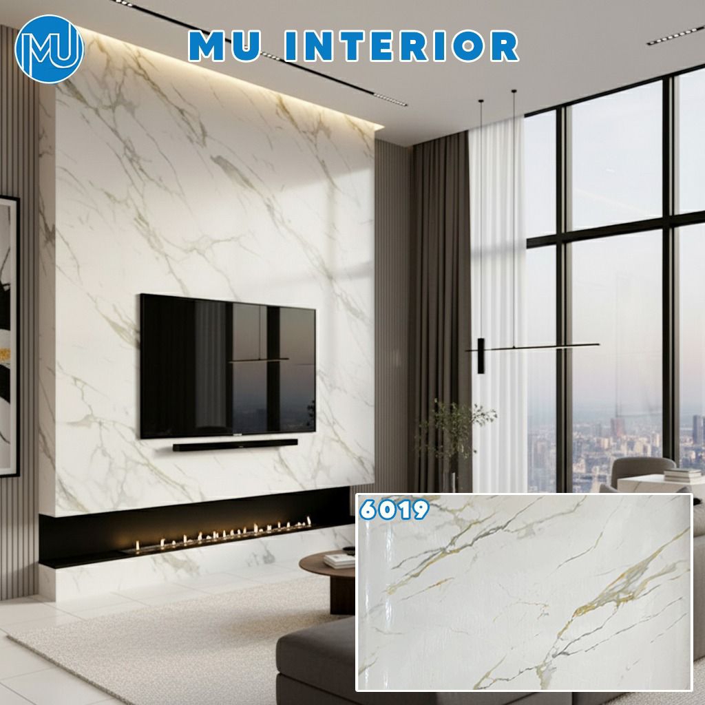 Stiker Marmer Roll ukuran 120x280cm / JUMBO / wallpaper marmer tebal / Wallpaper dinding / tahan air