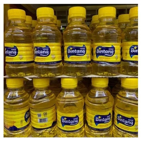 Minyak Goreng 200ml 1000 Bintang (1krat isi 24botol)