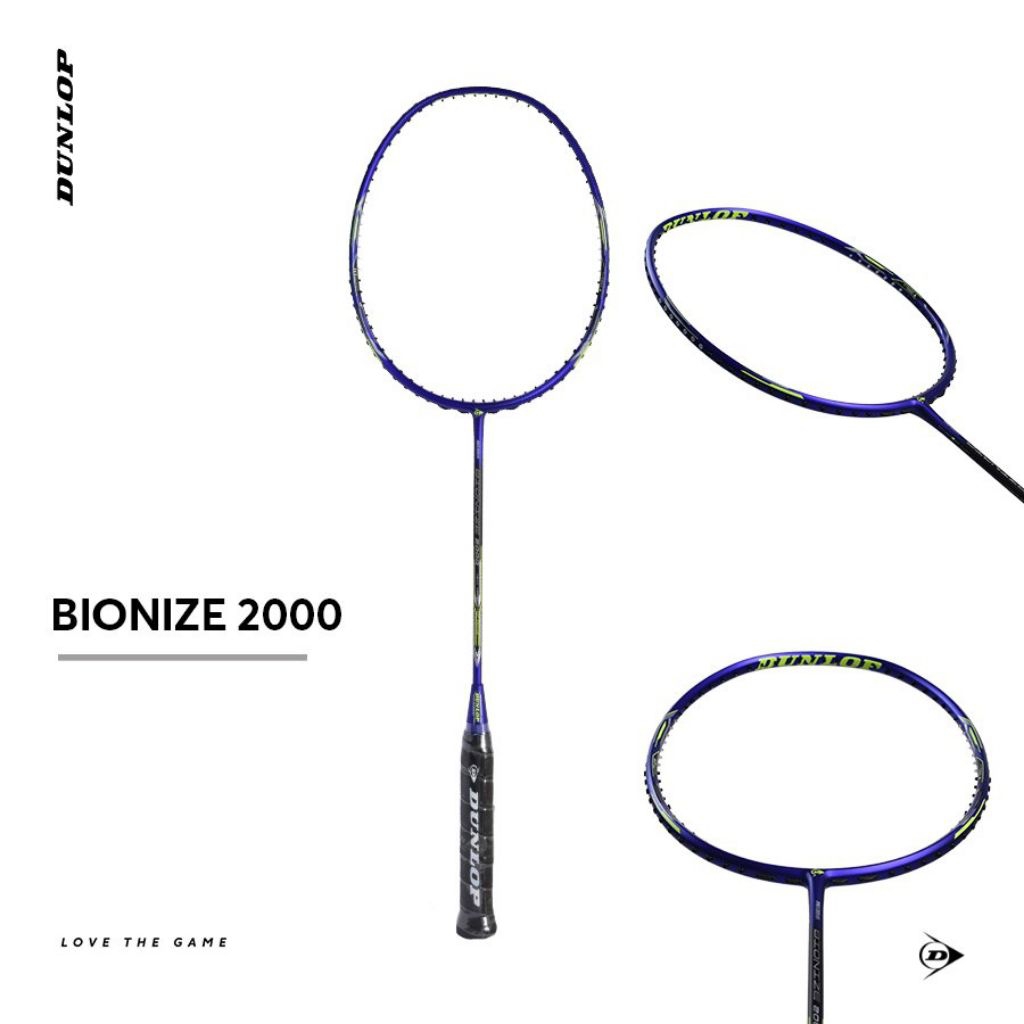 RAKET BADMINTON DUNLOP BIONIZE 1000 2000 3000 4000