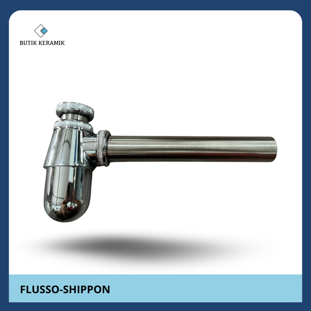 Flusso Sifon Botol Stainless Sifon Pembuangan Wastafe Cuci Tangan Jumbo Afur Wastafel 520