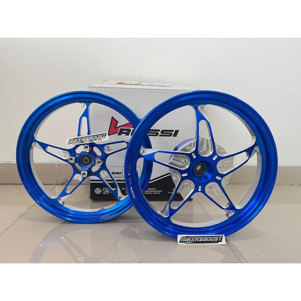 VELG VROSSI VENOM CAPELLA VARIO 110 BEAT SCOOPY SPACY GENIO BLUE CHROME  V ROSSI