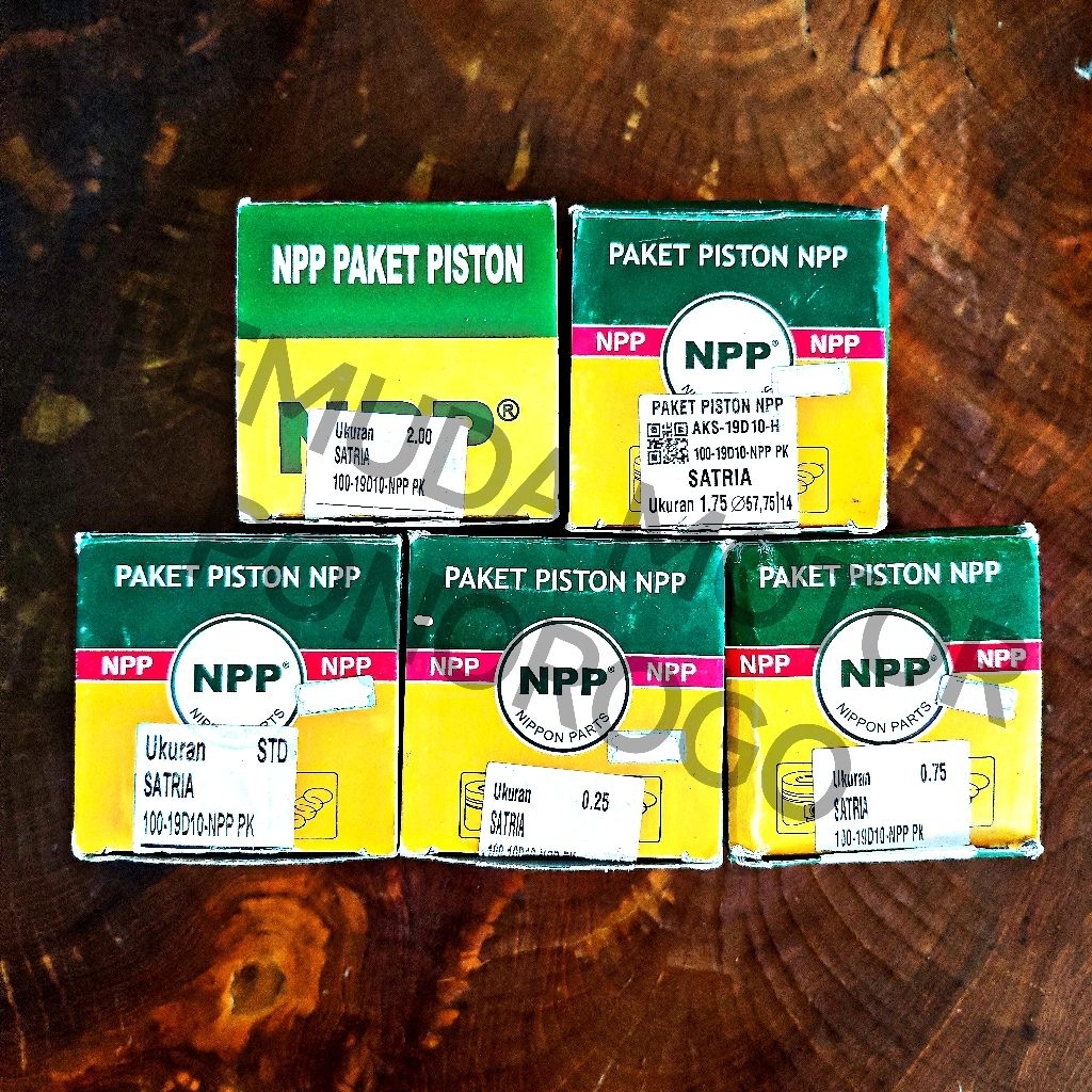 SATRIA 2T NIPPON PARTS NPP PISTON KIT 19D10 SUZUKI SATRIA 2T