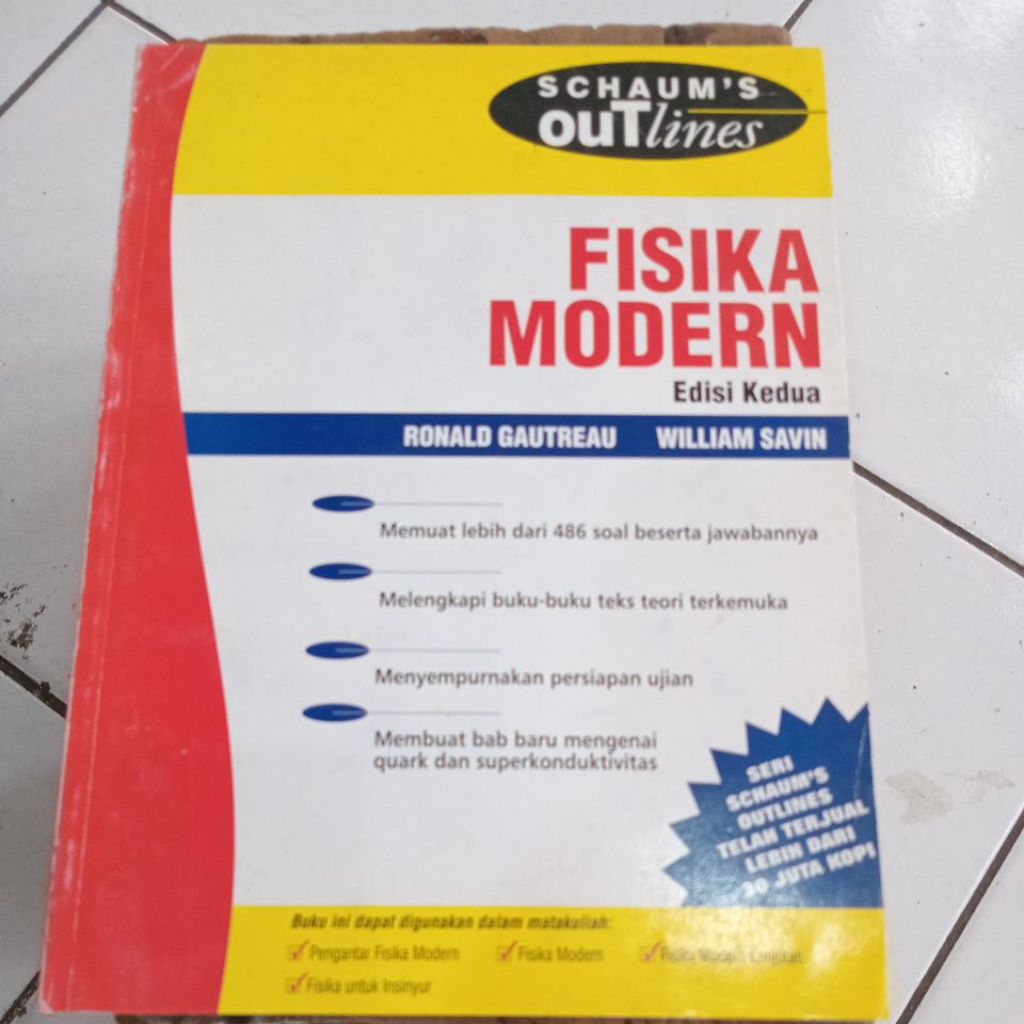 BUKU FISIKA MODERN ED KEDUA SCHAUM'S OUT LINES ORIGINAL SECOND