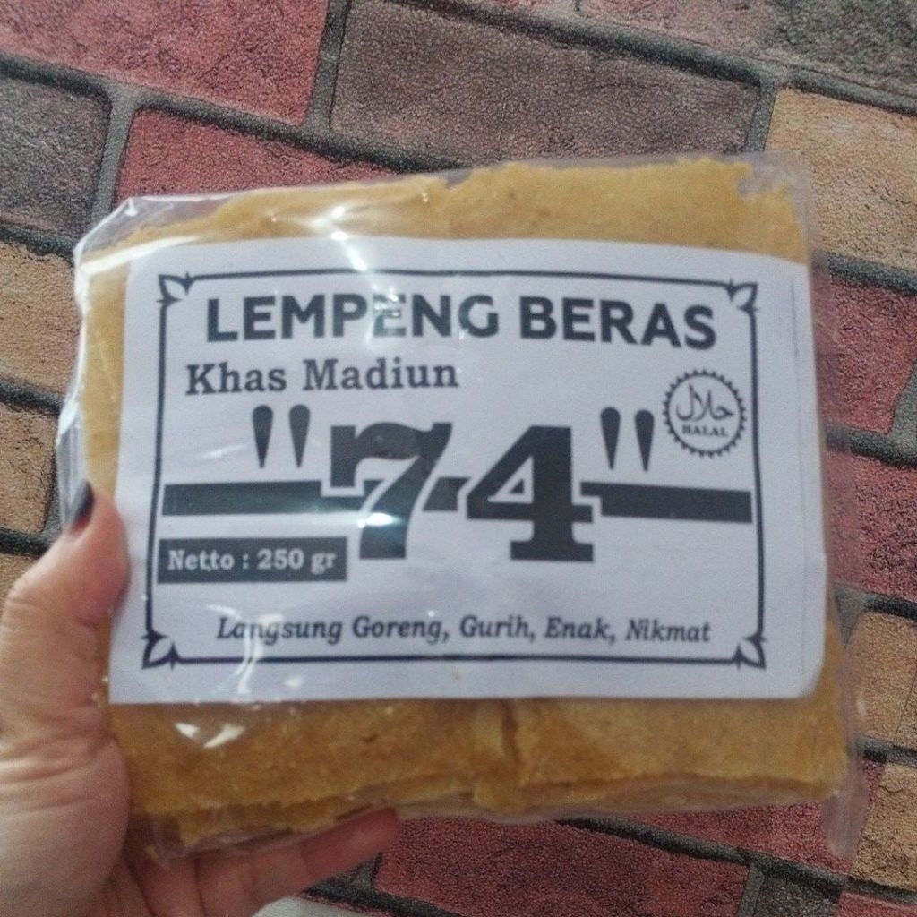 Lempeng beras khas Madiun (250gr)