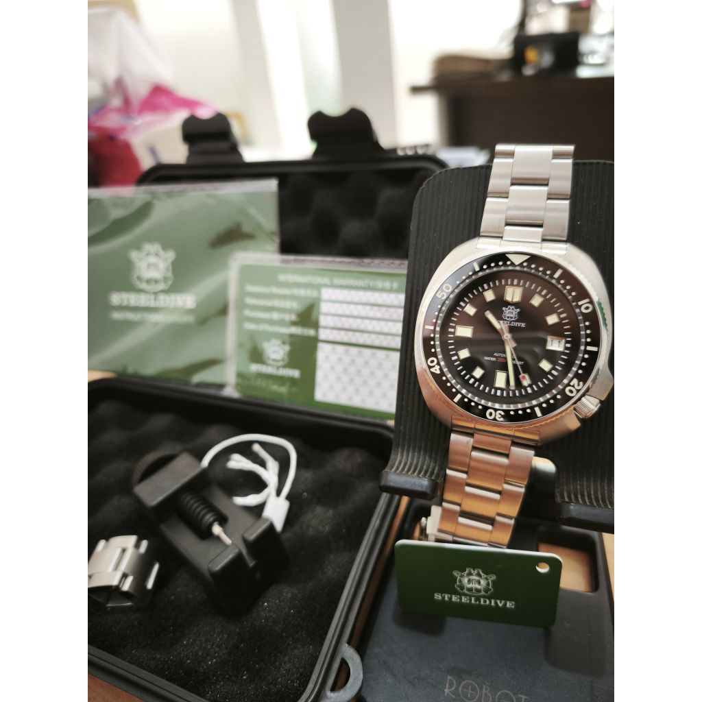 Jam Tangan Seiko 6105 Homage (Steeldive SD1970) Captain Willard