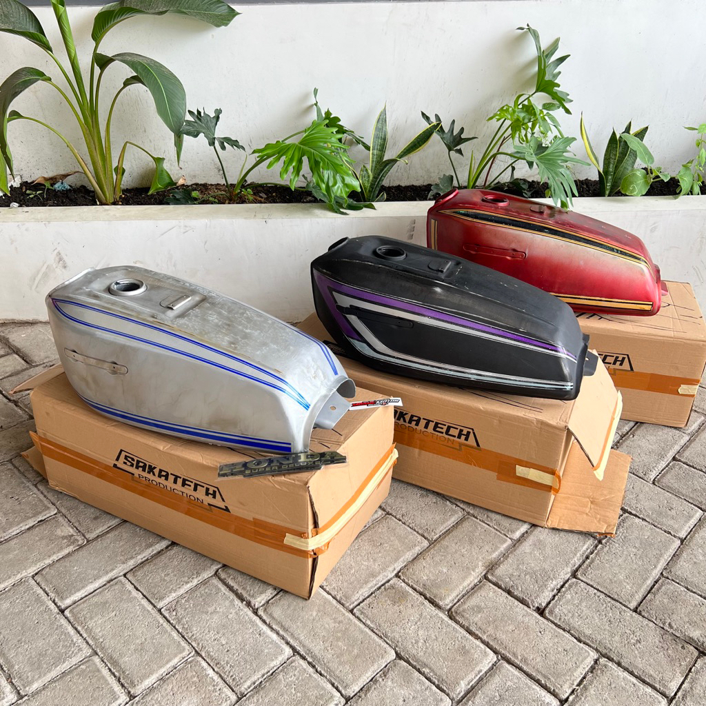 Tangki GL100 Pres Sakatech Cat Bladus Model Original