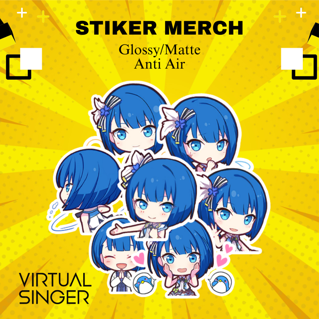 STIKER KIRITANI HARUKA PROJECT SEKAI | STICKER HARUKA PROSEKA VINYL GLOSSY ANTI AIR