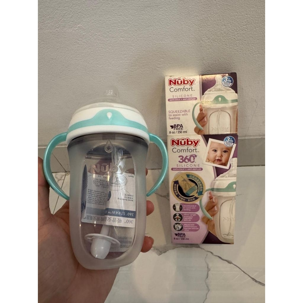 Nuby Comfort Botol Minum Bayi Training Cup Botol Belajar Minum