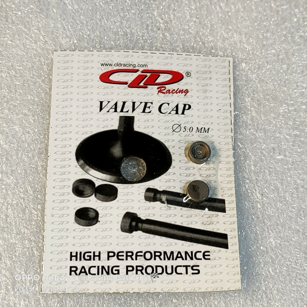 TOPI KLEP SIM KLEP VALVE CAP CLD RACING BATANG 4.5 MM DAN 5MM