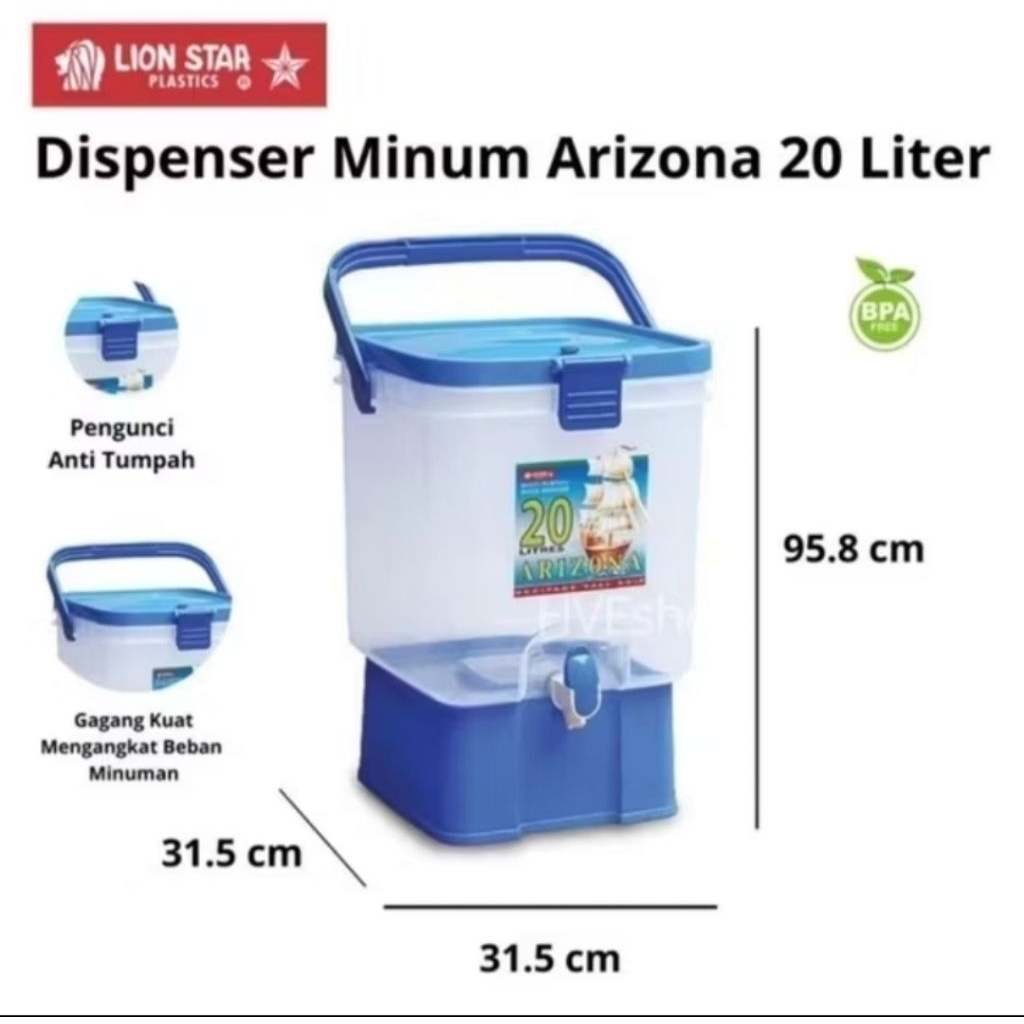 Tempat air / Wadah air / Dispenser minuman / dispenser air