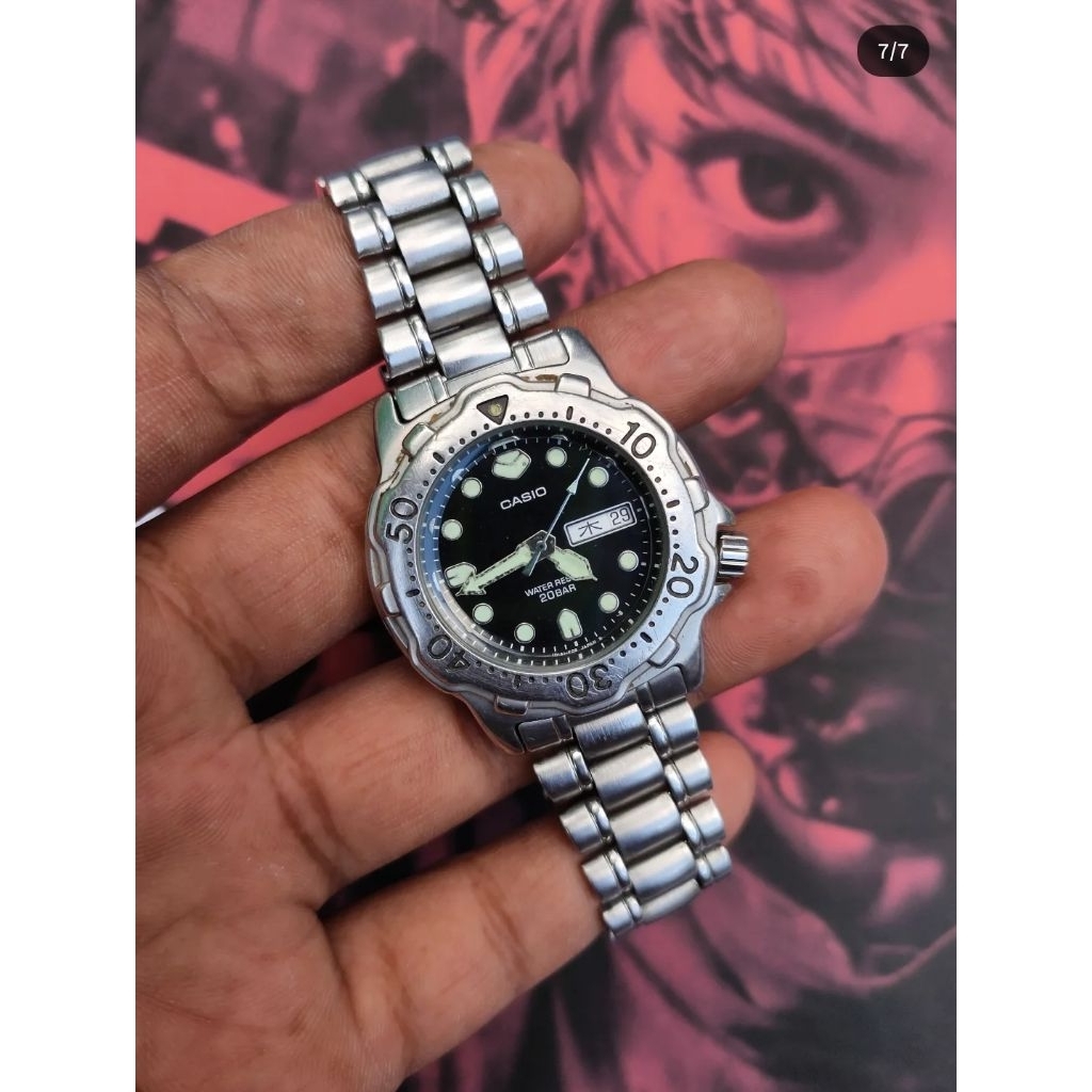 Jam Tangan Casio Diver MD-731 Rotating Bezel