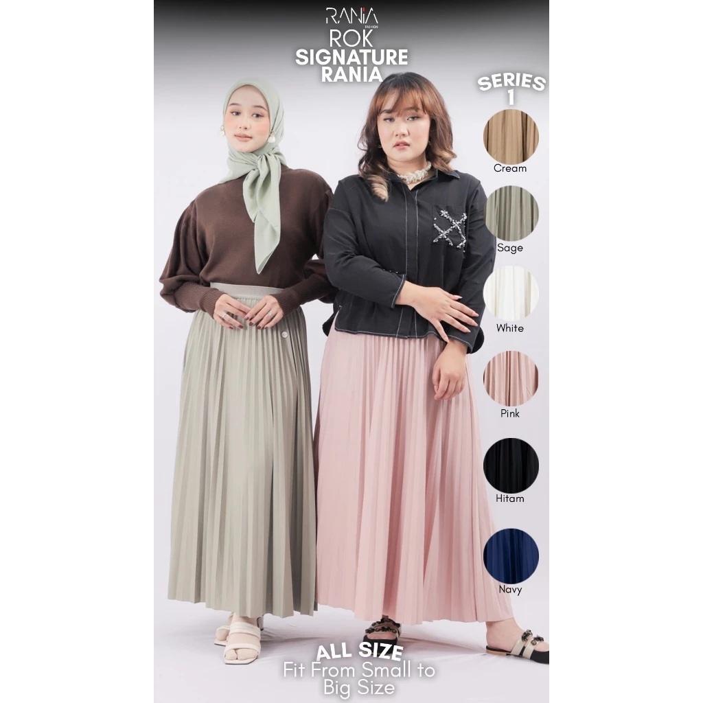 Rania Fashion Rok polos Signature