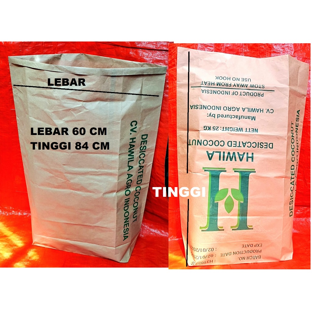 Karung semen > kantong semen > karung packing > Kantong Zak Polos Dalam uk 25 -30 Kg