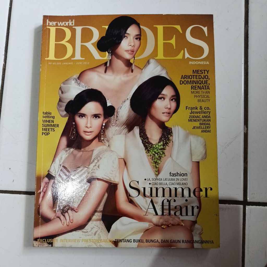 Majalah her world brides indonesia januari-juni 2012