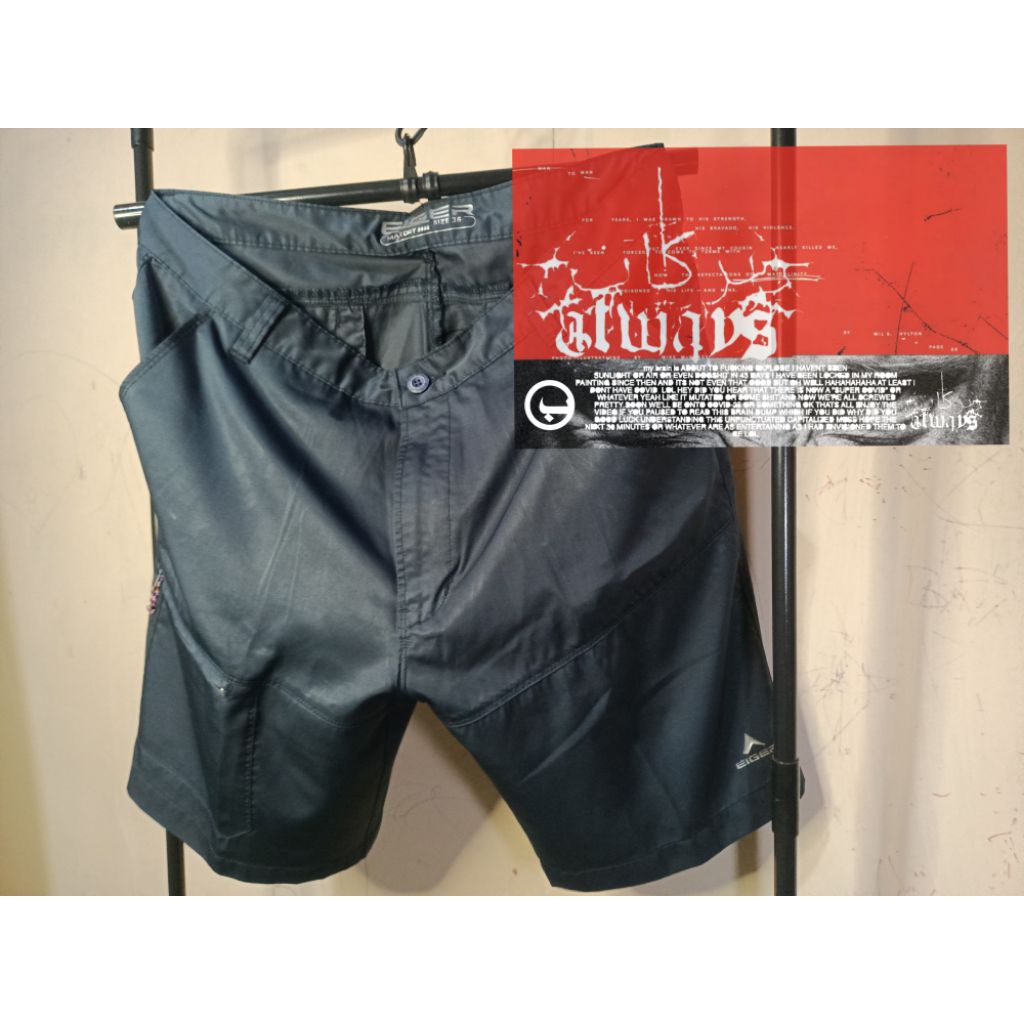 SHORT PANDS ORIGINAL EIGER BLUE PRELOVED " baca deskripsi"