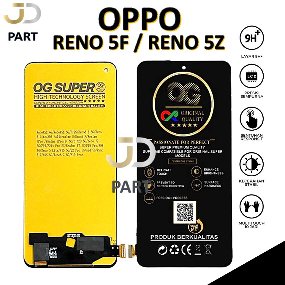 LCD TOUCHSCREEN OPPO RENO 5F / RENO 5Z ORIGINAL 100% FULLSET
