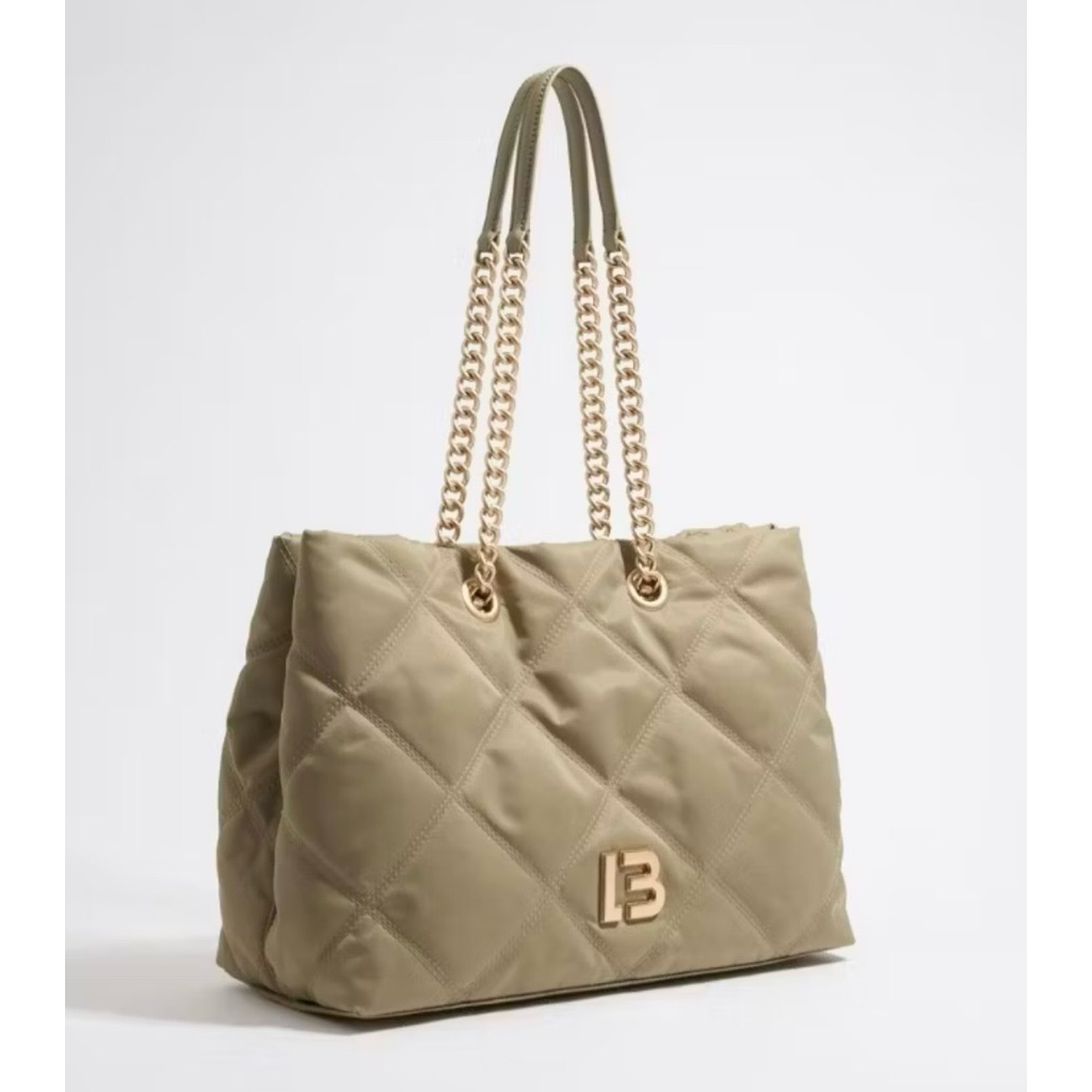 BYL Large Tote Padded Nylon Shopper Bag
