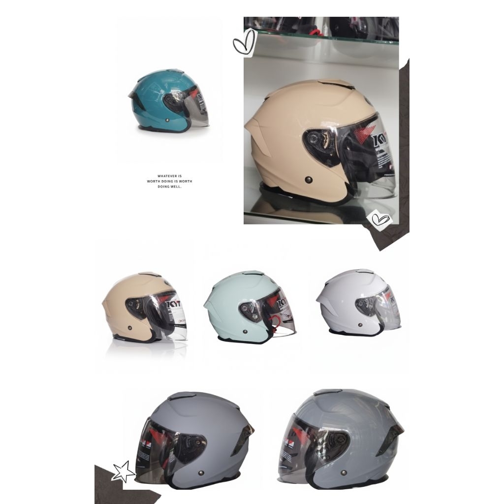 helm kyt kyoto ranger 2.0 original 100% asli