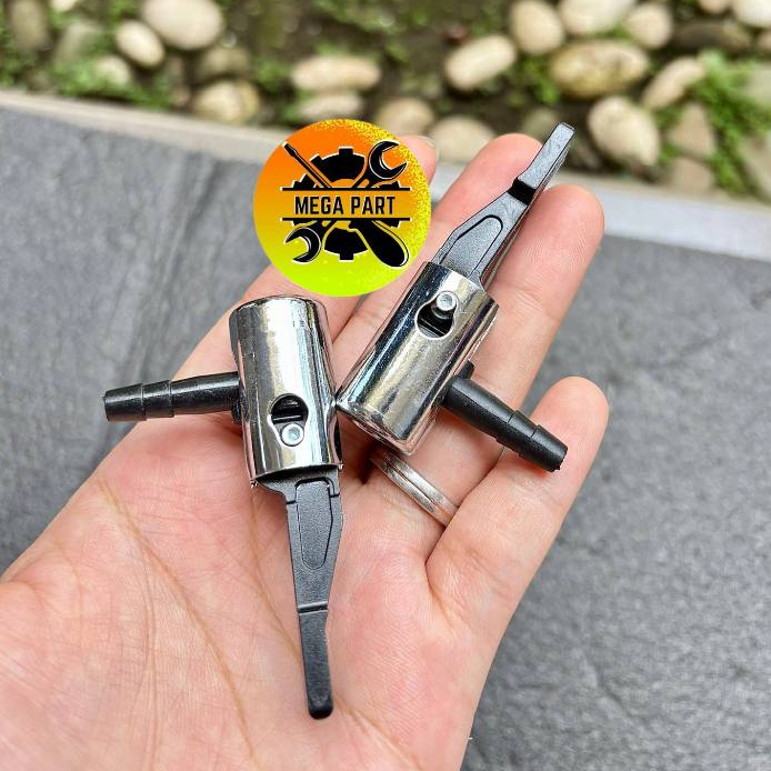 Kepala Pompa Nepel Cop Pompa Ban Sepeda Pentil Motor Schrader - Cop Pompa Ban Motor Universal / Kepa