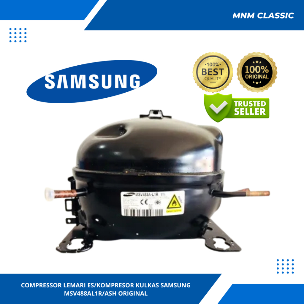 COMPRESSOR LEMARI ES/KOMPRESOR KULKAS SAMSUNG MSV488A-L1R TT1 PART PENGGANTI MSV488A-L1R/ASH ORIGINA