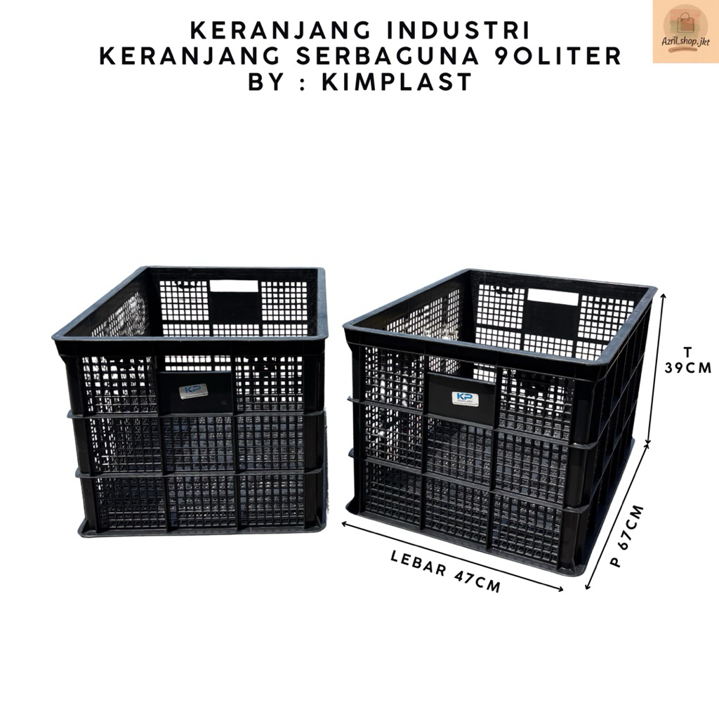 KIMPLAST - Keranjang Industri 90 Lt Liter Keranjang Industri Keranjang Dagang Keranjang Serbaguna Ke