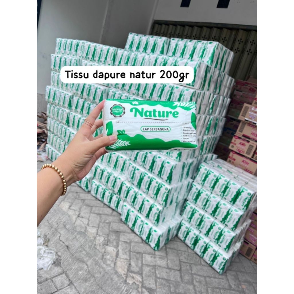 tisu dapur nature lap kompor