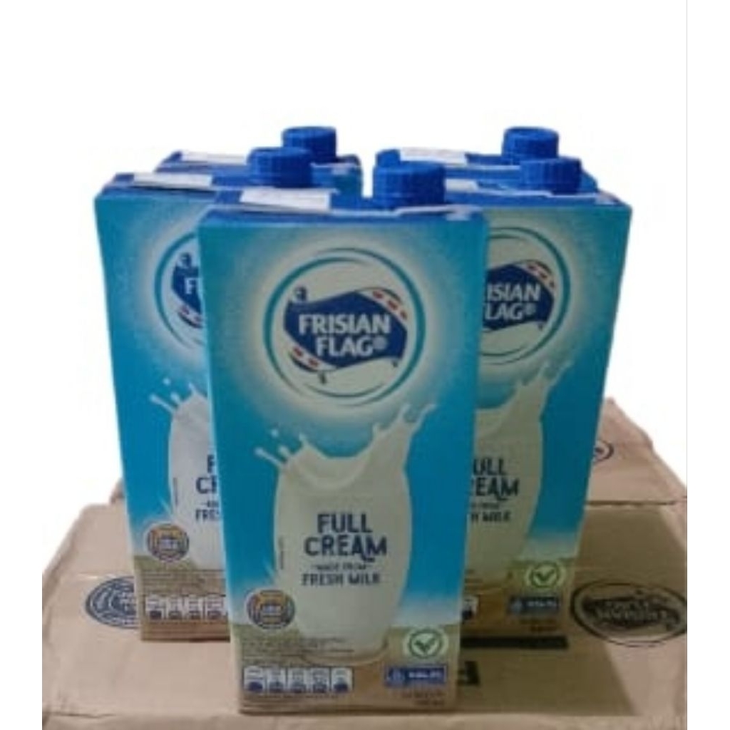 Frisian Flag Susu UHT Full Cream 946ml • Susu Cair Full Cream Kotak Besar • Susu UHT Original