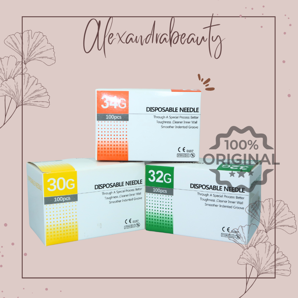 Box Sungshim Jarum Meso Needle | Ultra Thin Nano Meso Lipo Jarum Skinbooster