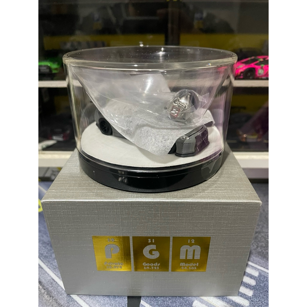 PGM NISSAN GTR R35 ROCKET BUNNY GREY SEALED HOLO 473