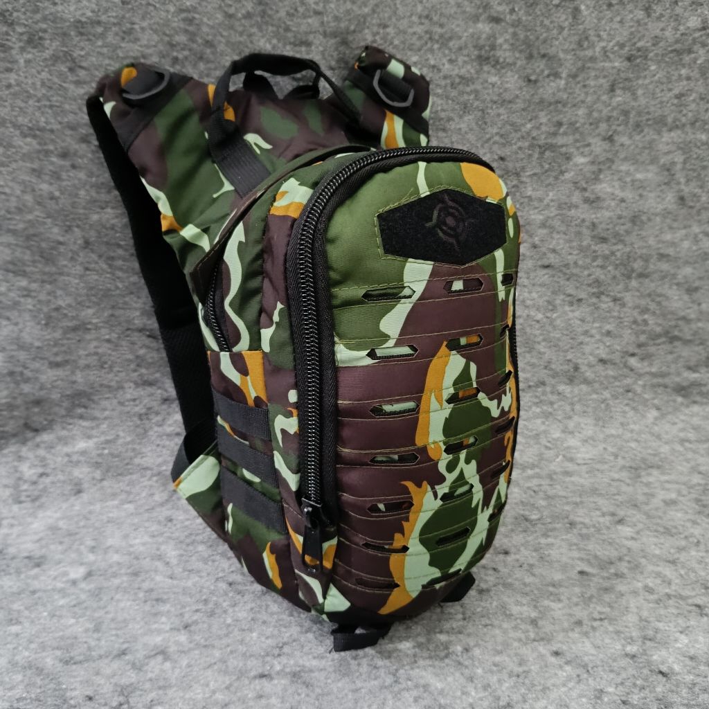 Tas Tactical Loreng Brimob Laser Cutting / Tas Sepeda Loreng Brimob / Ransel Loreng Brimob
