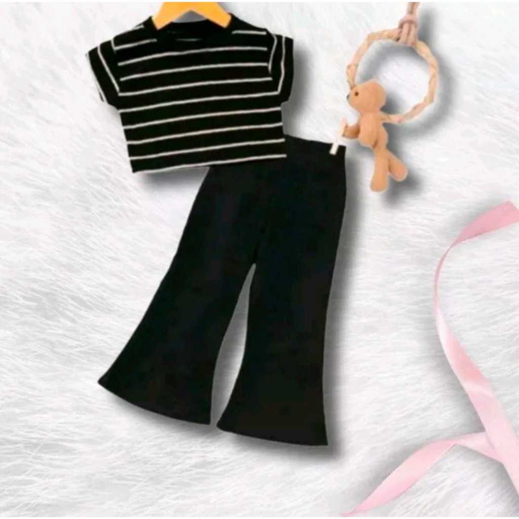 Setelan Anak Perempuan Cutbray Crop 2-10 Tahun