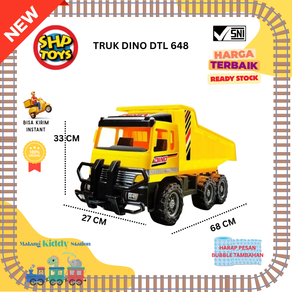 MAINAN ANAK MOBIL TRUK DORONG JUMBO BISA DINAIKI SHP DTL 648