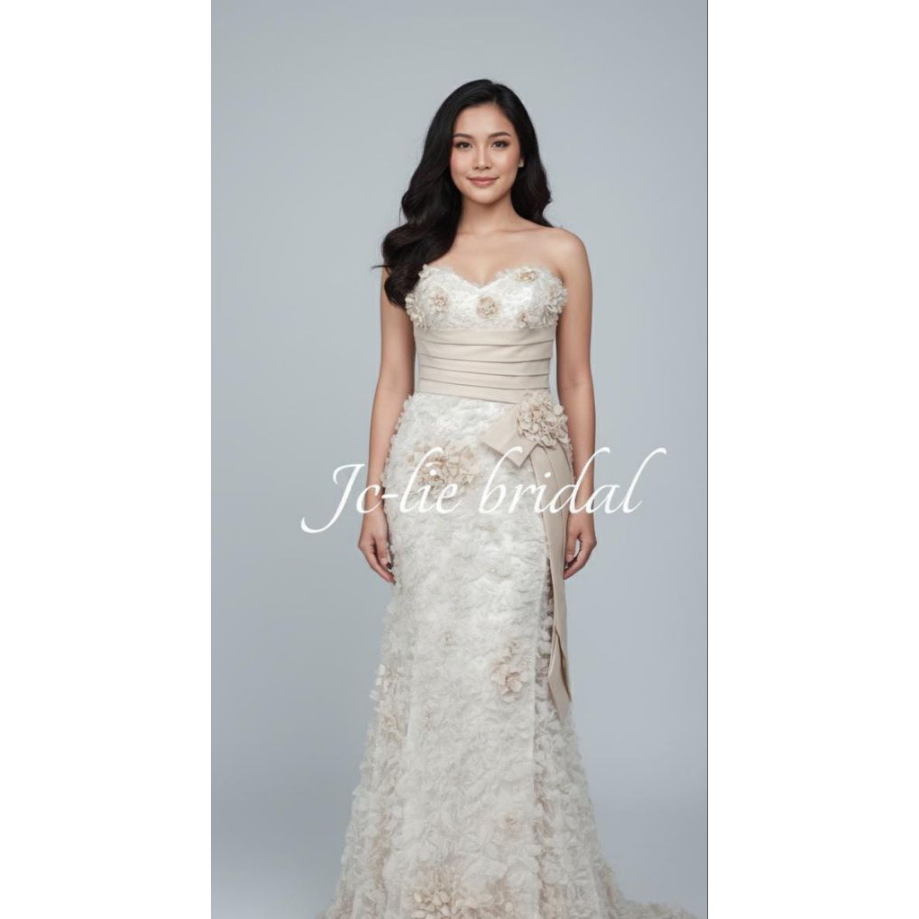 JC018 VW BROKEN WHITE DRESS PESTA/DRESS BRIDESMAID