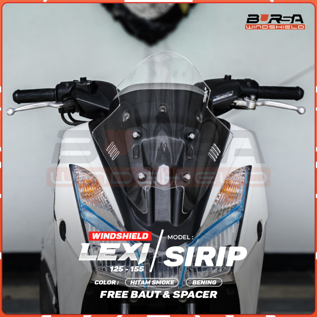 Visor Windshield SIRIP LEXI 125 155