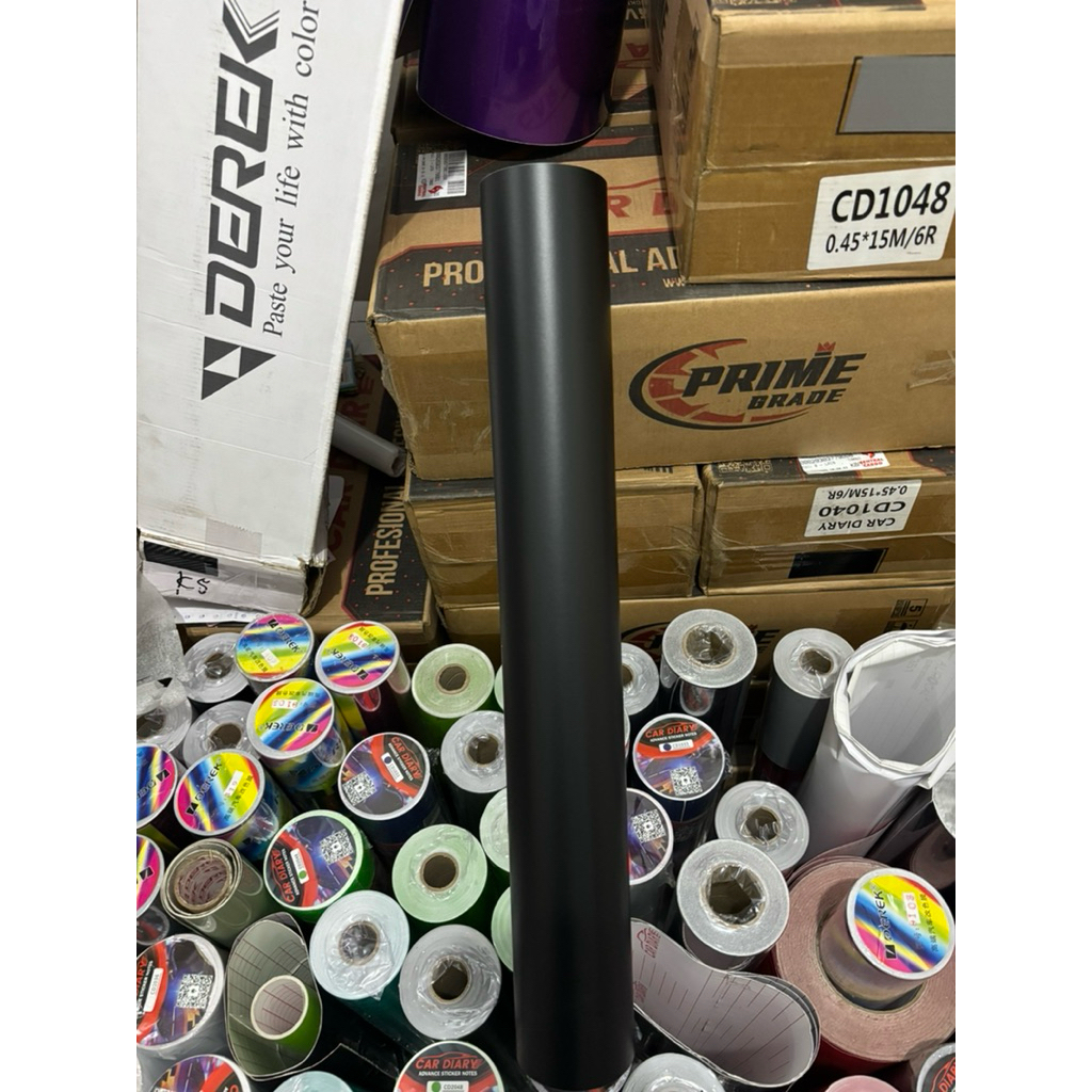 Skotlet Motor Hitam Doff Lebar 50cm