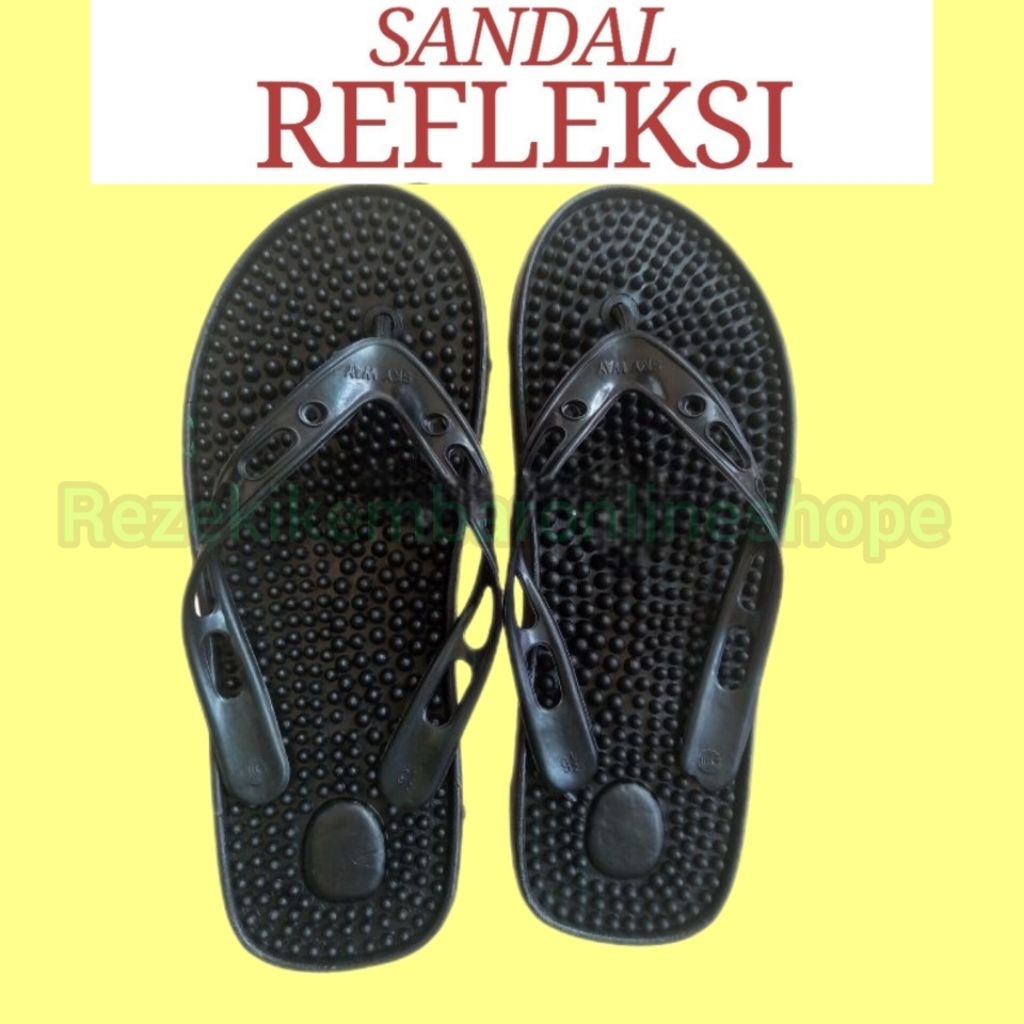 Sandal Terapi Rematik Jepit Sandal Pijat Kesehatan Duri Size 9-10.5 Japit Reumatik