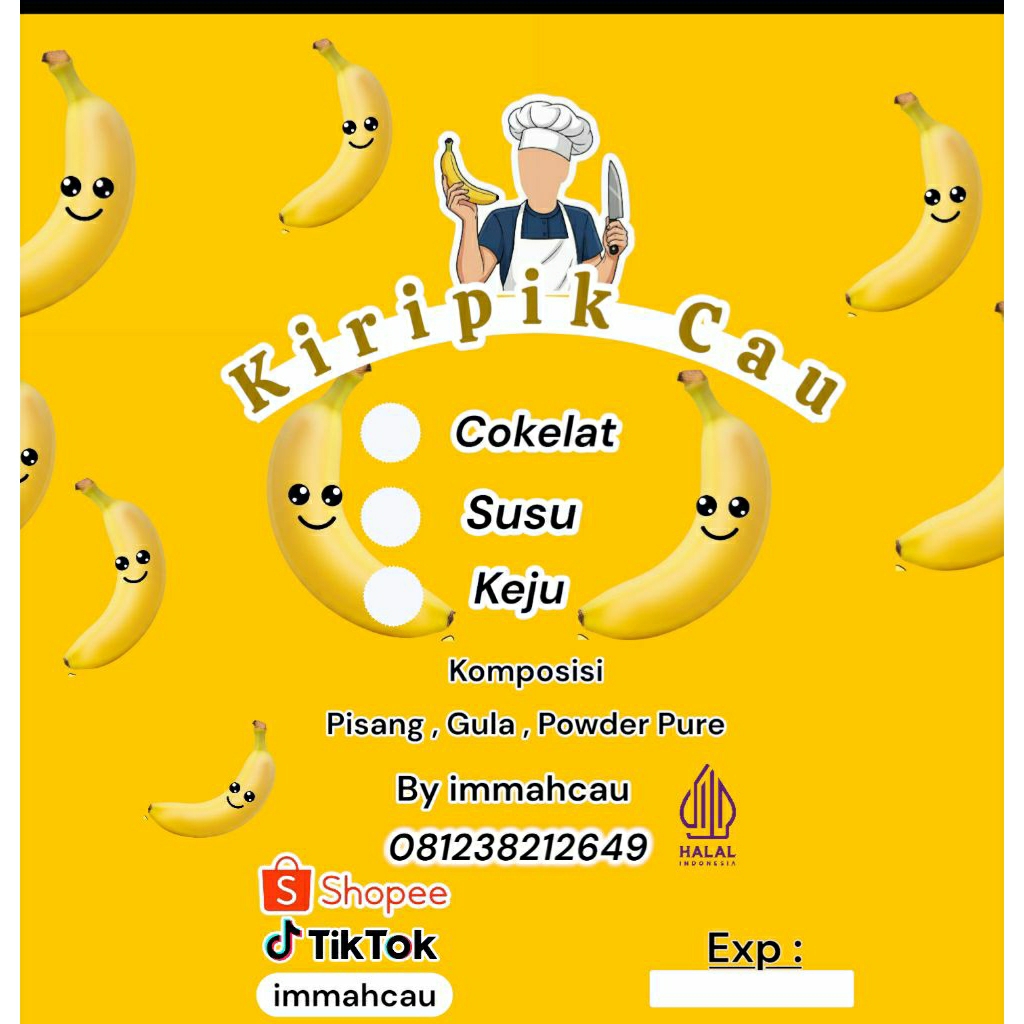 1 bal kripik pisang cemilan pisang chip untuk usaha snack toko