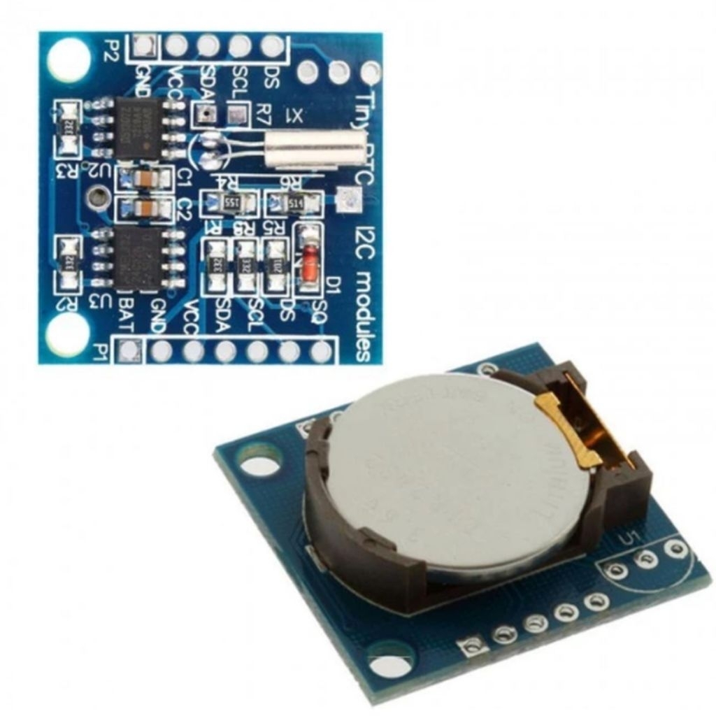 DS1307 RTC 24C32 32K I2C EEPROM Tiny Battery Clock Wire