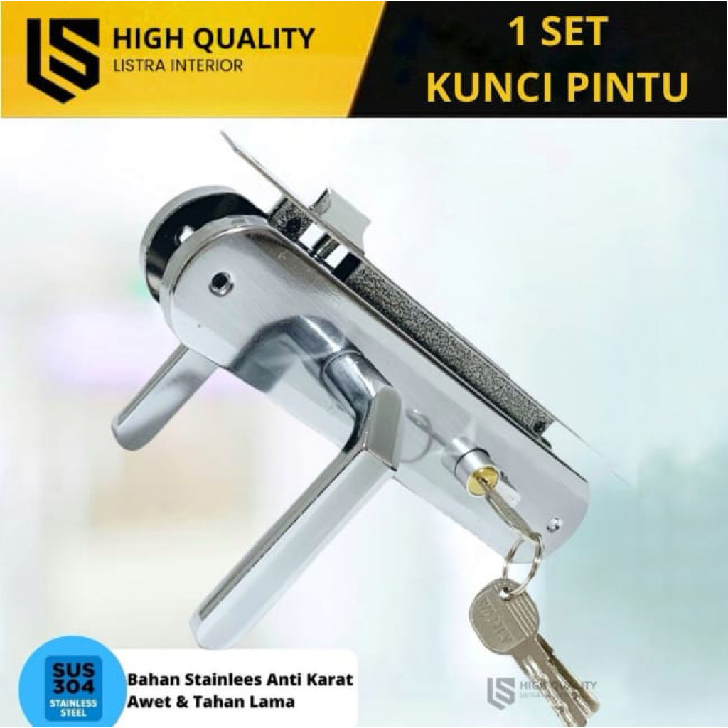 Slot Kunci Handle Pintu Premium Besar Kunci Pintu Handle Pintu Engkol Pintu