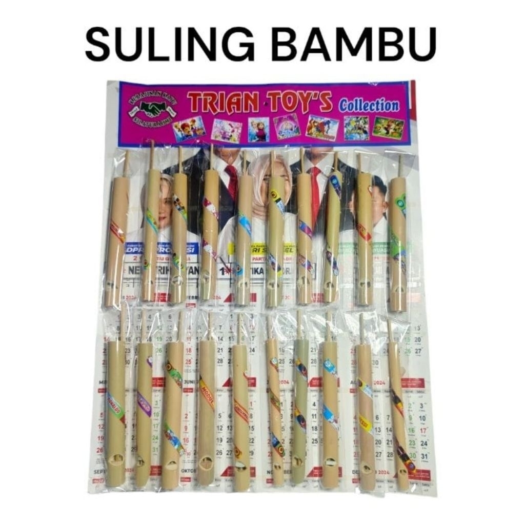 20 pcs SULING BURUNG LAYAR suling bambu