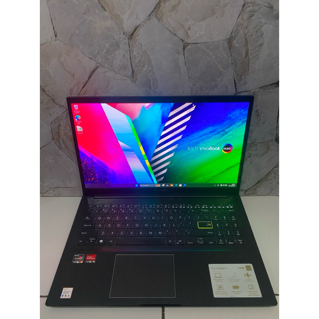 Asus vivobook 15 oled M513u ryzen 5-5500u ram 8 gb ssd 512 gb oled windows 11 ori