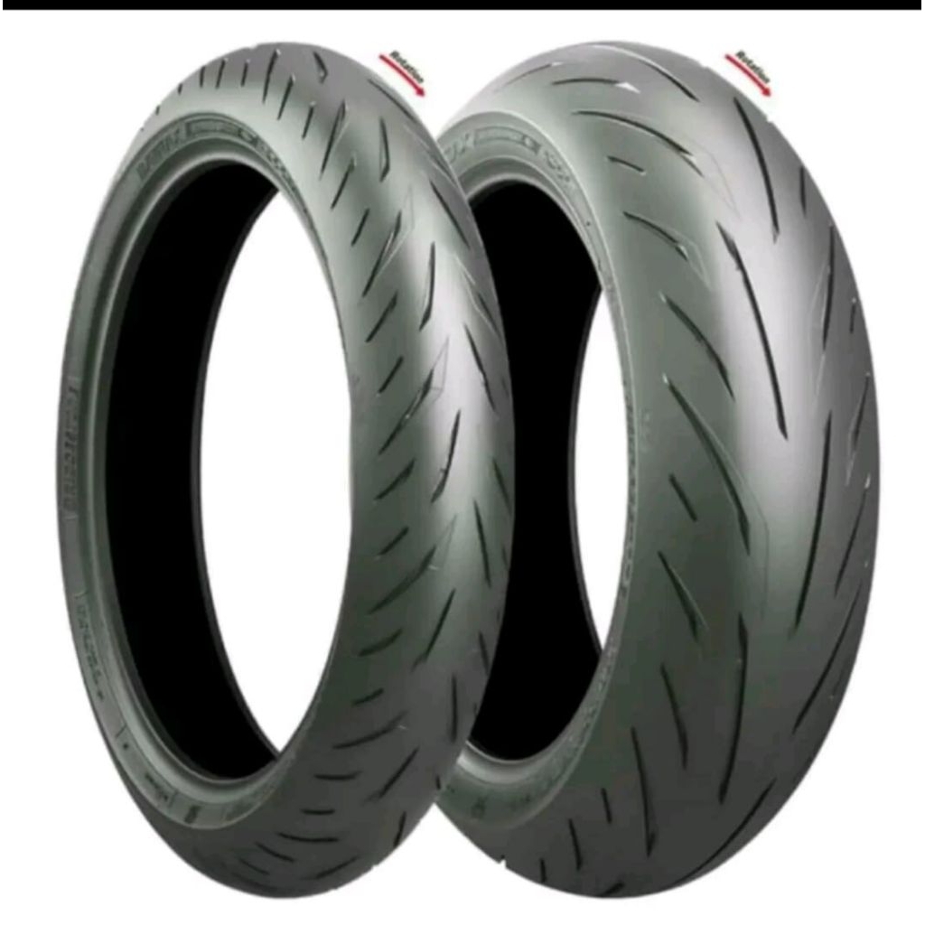 PAKETAN BAN LUAR BATTLAX BRIDGESTONE S22 UKURAN 110/70-17 DAN 120/70-17 TUBELESS